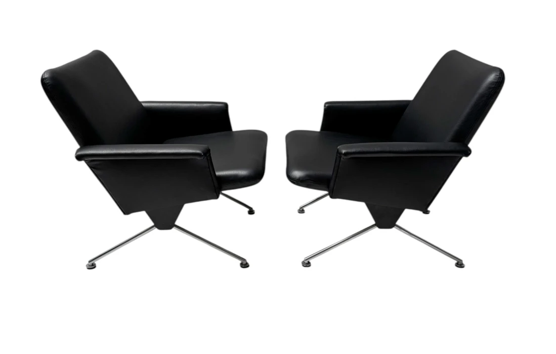 Mid-Century Modern Lounge Chairs No. 1432 by Andre Cordemeijer for Gispen, 1961